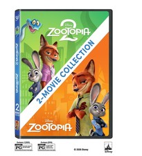 Disney Zootopia 2-Movie Collection DVD, Adventure Animated Comedy, 2-Disc picture