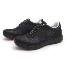 TRAQ by Alegria Womens Qarma 2 Lace-Up Walking Shoes -- Sonar, 36M NIB picture