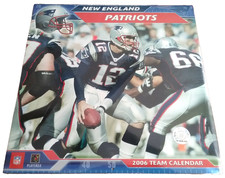 New England Patriots 2006 Team Wall Calendar Tom Brady NFL NEW & SEALED Turner picture