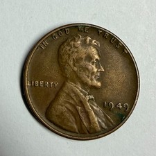 1949 - US - 1C - Lincoln Wheat Penny - Multiple Error - Nice Collector, Lot #098 picture