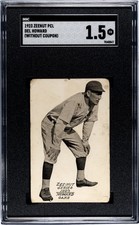 1923 ZEE-NUT DEL HOWARD NNO FAIR ZEENUT SGC 1.5 BASEBALL OAKLAND OAKS picture
