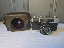 Minolta AL Vintage Rangefinder Camera Rokkor 45mm f/2 with Leather Case picture