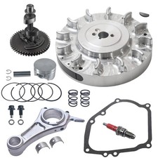 Aluminium Flywheel & Billet Rod Piston Combo FOR 212CC PREDATOR HEMI Spring picture