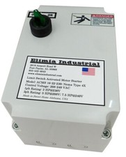 Elimia ACMS 4-6-480LCS 3 HP 480V Air Compressor Motor Starter Nema 4X UL508A picture