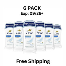 6X Dove Solid Antiperspirant Deodorant Women Original Clean 2.6 Oz picture