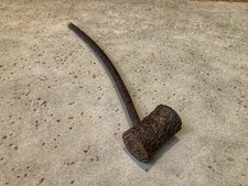 Wizard Stump Smoking Pipe Long Stem Tobacco Churchwarden Rustic Black Natural picture