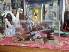 Vintage Old Aquarium Fishbowl Metaframe Aquascaper Cannon Anchor Bubbler  picture