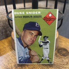 1954 Topps - Duke Snider #32 White Back picture