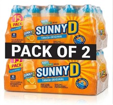( 2 PACK) SUNNYD Tangy Original Orange Juice Drink, 30 Count, 11.3 fl oz. picture
