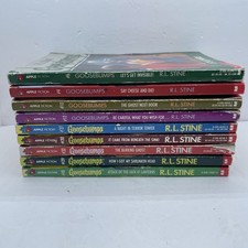 Lot of 9 Vintage Goosebumps Books R.L. Stine 90s - PB Paperback -  picture