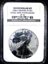 2006-P American Silver Eagle - NGC Rev PF-70 - 20th Anniversary Set picture