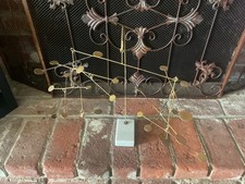 Cool MCM Vintage Metal & Marble Kinetic Sculpture Table Top Mobile 15