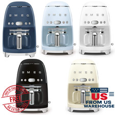 SMEG DCF02 10-Cup Drip Coffee Maker Programmable Auto Start Retro picture