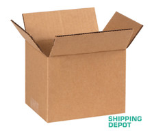 100 Pack Packing Shipping Box 8x6x6 Corrugated Kraft Cardboard Carton Mailers picture