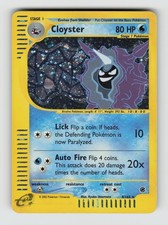 Expedition Base Set 8/165 Cloyster Holo R MP * SWIRL * picture