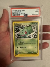 2004 Pokemon - Bulbasaur EX Team Magma Vs Team Aqua 39/95 - PSA 9 MINT Nintendo picture