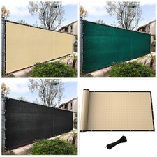 3' 4' 5' 6' 8' x50' Privacy Fence Screen Windscreen Garden Yard Mesh Shade Cover picture