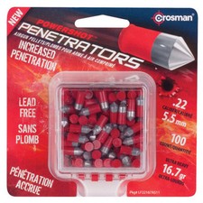 Crosman LF22167 Powershot Red Flight Penetrator Pellets .22 Caliber, 100 Count picture