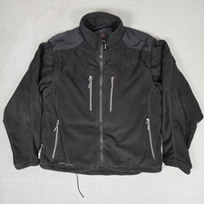 SCOTTeVEST Revolution TEC Fleece 2-in-1 Convertible Jacket Mens Large Black Vest picture