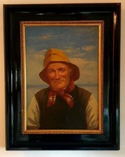 Oil painting on canvas by Danish artist Olaf Simony Jensen picture