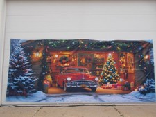 Christmas Garage Door Decorations Large Christmas Garage Door Cove 16' by 7' picture