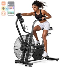 YOSUDA Fan Bike Exercise Bike, Air-Resistance Exercise Bike Dual-Drive Home Gym picture