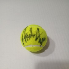 Andre Agassi Autographed Dunlop Tennis Ball with JSA Certification with display picture