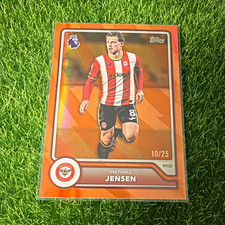 Topps Premier League Mathias Jensen #68 Brentford Parallel 10/25 2026/27 picture