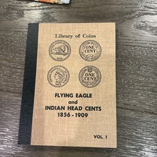 Library of Coins Flying Eagle & Indian Head Cents 1856-1909 Vol. 1 Album Only picture