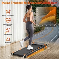 Akluer 520 Dual-Sided Treadmill+Shiatsu Foot Massager,Walking Pad with Incline picture