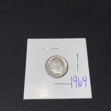 1964 P Roosevelt Dime UNC 90% Silver picture