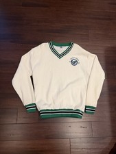 Vintage 1989 Michigan State University Gator Bowl V-Neck Sweater Sweatshirt XL picture