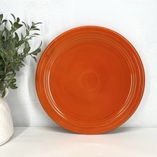 Homer Laughlin Fiestaware Original Red 12 Inch Chop Plate Vintage 1960’s picture