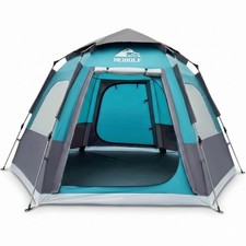 Hewolf 2/3/4 Person Camping Tent  Instant Pop Up Waterproof 2 Doors Tent with... picture