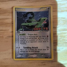 Pokémon Rayquaza EX Deoxys Stamped Reverse Holo 22/107 2005 picture