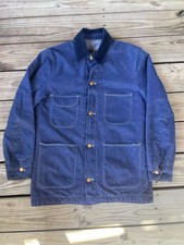 True Vintage 1960s Wrangler Blue Bell Denim Chore Jacket Blanket Lined Size M picture
