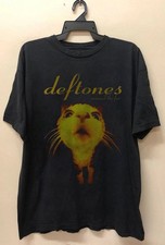 Hot Deftones Around The Fur Cat Graphic Unisex Black T-shirt, Size S-5XL picture