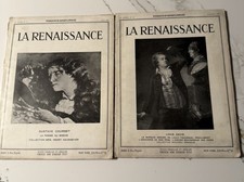 vintage Rare 1920s French art magazines L La Renaissance  picture