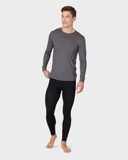32 Degrees Heat Men's 2-Pack Stretch Quick-Dry Base Layer Pants, Black picture