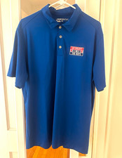 Nike Golf Dri-FIT Men's Blue Polo L Saturdays Are For The Boys Barstool Sports picture
