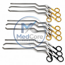 Caspar Intervertebral Bayonet Disc Rongeur set of 9 Pcs Orthopedic Spine picture