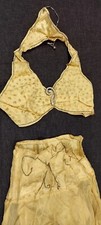 ALMOST ANTIQUE 30s BROOCH 3 piece Girls Costume WAIST 20 HISTORICAL HALLOWEEN picture