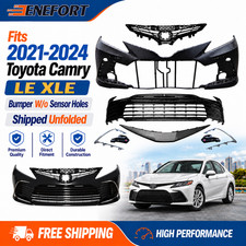 New Front Bumper Kit Primed Fits 2021 2022 2023 2024 Toyota Camry LE 521190X953 picture