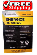 SHAKEOLOGY's Beachbody BODi LEMON ENERGIZE~ Pre-workout ENDURANCE 08/2027-Sealed picture