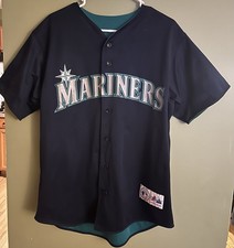 Ken Griffey Jr Seattle Mariners Majestic Jersey Size Large picture