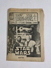Vintage 1977 Meet The Dealers Magazine 3rd Issue Star Wars Fanzine  picture