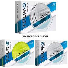 MAXFLI 2025 TOUR S GOLF BALLS 1 DOZEN PREMIUM URETHANE - CHOOSE COLOR picture
