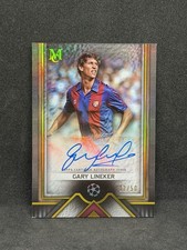 2023 Museum Collection UEFA Archival Autograph Gold #AAGL1 Gary Lineker Auto /50 picture