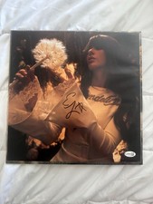 ELLA LANGLEY Signed Autographed Dandelion Honey Bee Yellow Vinyl Insert JSA COA picture