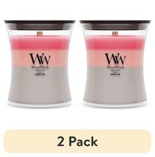 (2 pack) WoodWick Shoreline Medium Hourglass Trilogy Candle picture